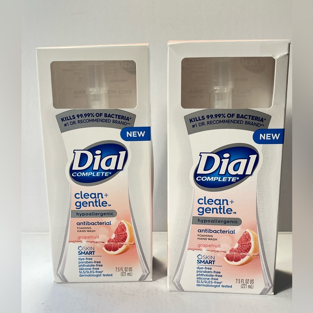 Dial Complete clean and gentle grapefruit foaming antibacterial Hand Wash 7.5oz